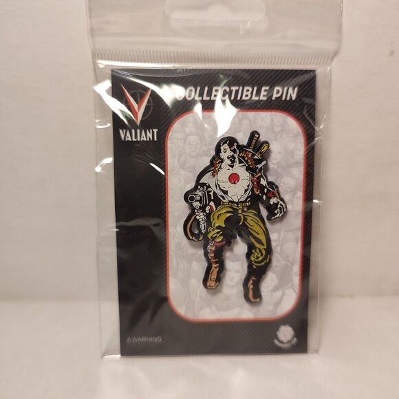 Valiant Comics Bloodshot Enamel Pin Official Collectible Badge - Picture 1 of 1